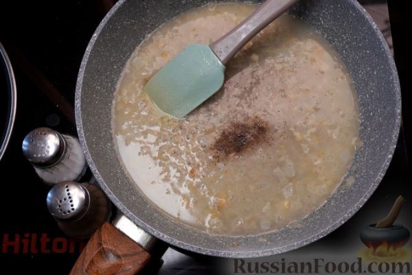 Гречаники в сметанном соусе (в духовке)